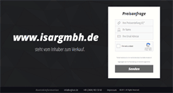 Desktop Screenshot of isargmbh.de